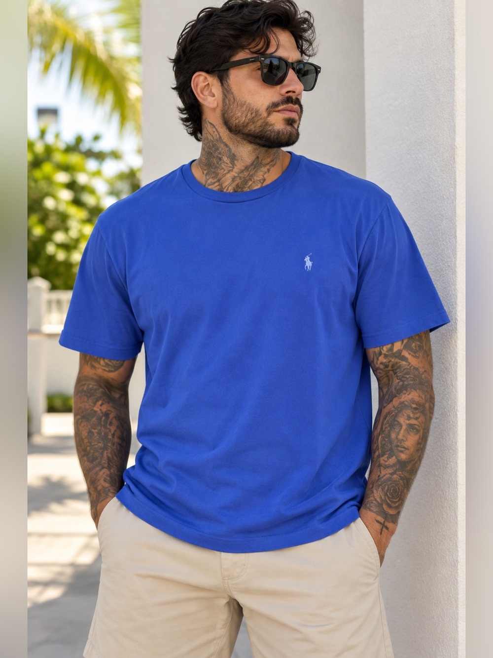 Polo Ralph Lauren Men’s Classic Fit Blue Crewneck T-Shirt XL